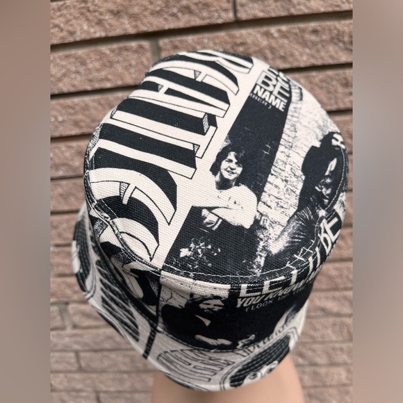 New Stella McCartney Beatles Reversible Logo Bucket Hat New music made in Italy - Picture 7 of 16